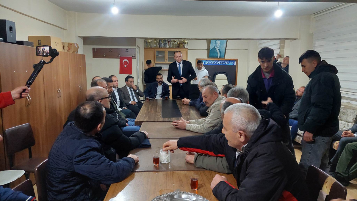 AKGÜL'DEN ÖNCE SEBEN'E SONRA ALADAĞSPOR'A ZİYARET