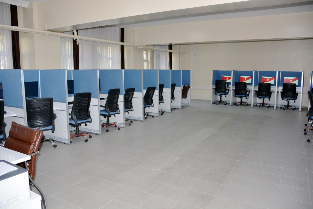 MENGEN'DE E-SINAV MERKEZİ KURULDU