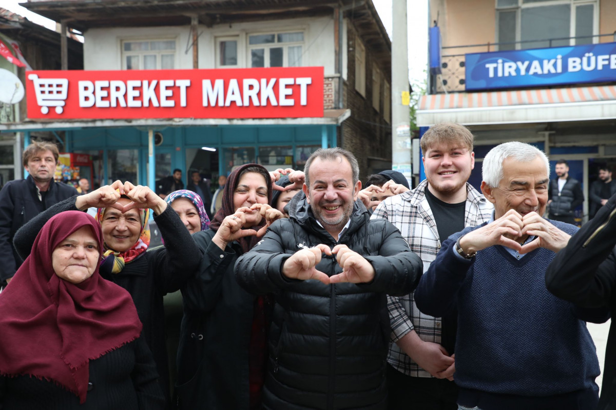 ÖZCAN'A TAŞKESTİ'DE YOĞUN İLGİ