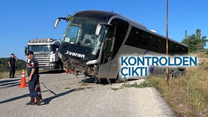 BOLU'DA OTOBÜS KAZASI: 14 YARALI