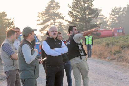 GEREDE'DE ORMAN YANGINI KISMEN KONTROL ALTINA ALINDI