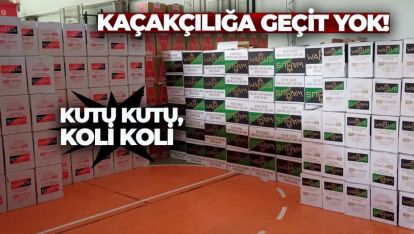 TIRDA 11 MİLYON DEĞERİNDE BOŞ MAKARON YAKALANDI
