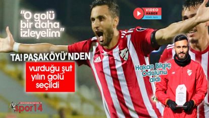 YILIN EN GÜZEL GOLÜ BOLUSPORLU HAKAN BİLGİÇ'TEN