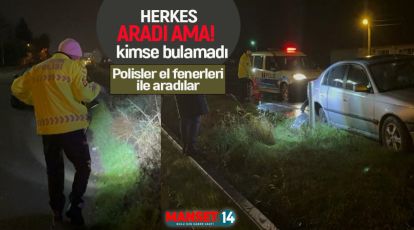 KAZA SONRASI YERİNDEN ÇIKAN LASTİK BULUNAMADI