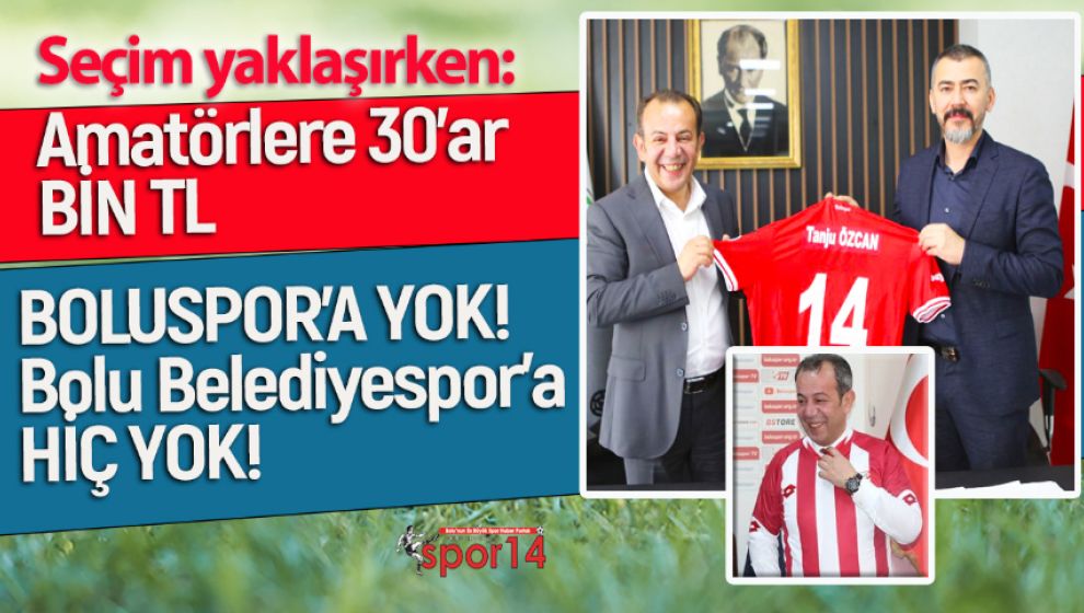SEÇİM ÖNCESİ TANJU ÖZCAN'DAN AMATÖR TAKIMLARA 30'AR BİN TL