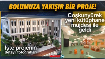 YENİ KÜTÜPHANENİN İÇİNDE YOK YOK!