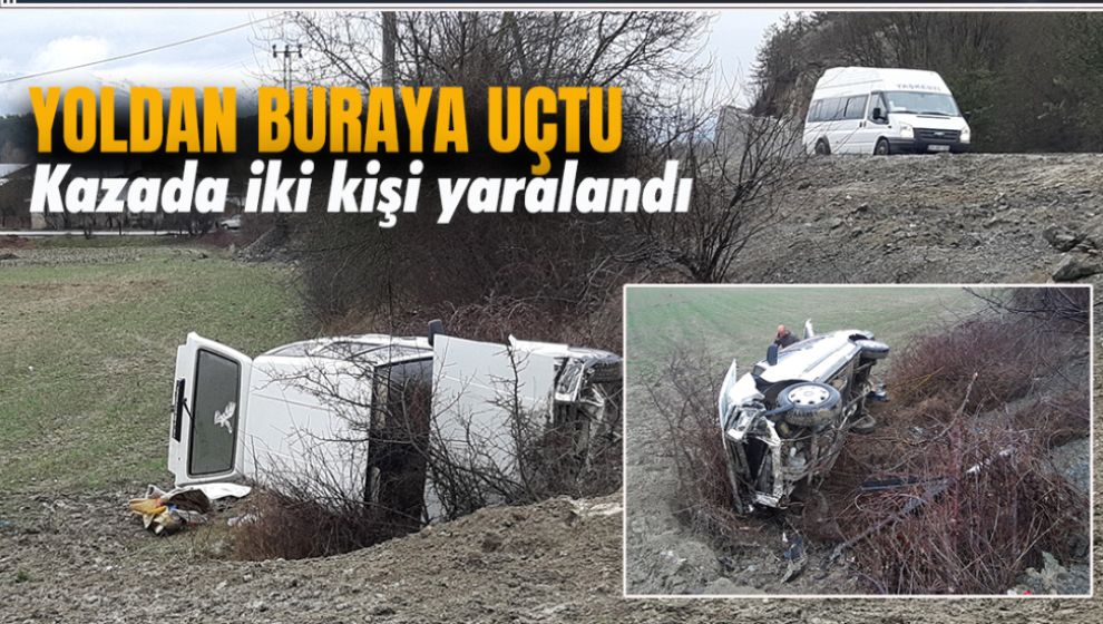 MUDURNU BOLU YOLUNDA KAZA: 2 YARALI