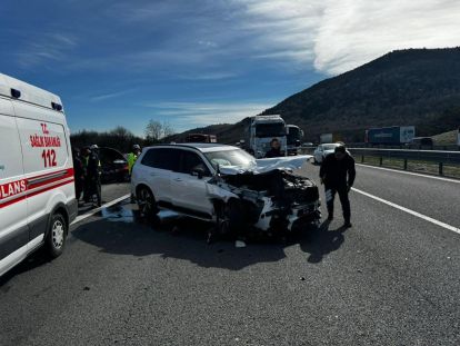 OTOYOL'DAN İLK KAZA HABERİ GELDİ. ŞÜKÜR ÖLÜM YOK!