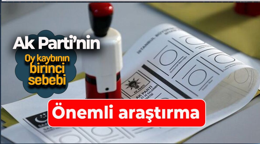 AK PARTİNİN YAŞADIĞI OY KAYBININ SEBEPLERİ!