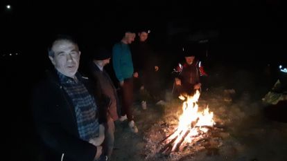 BOLULU ÇİFTÇİLERİN DOMUZ NÖBETİ BAŞLADI