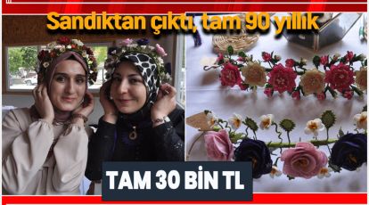 SANDIKTAN ÇIKTI, TAM 90 YILLIK