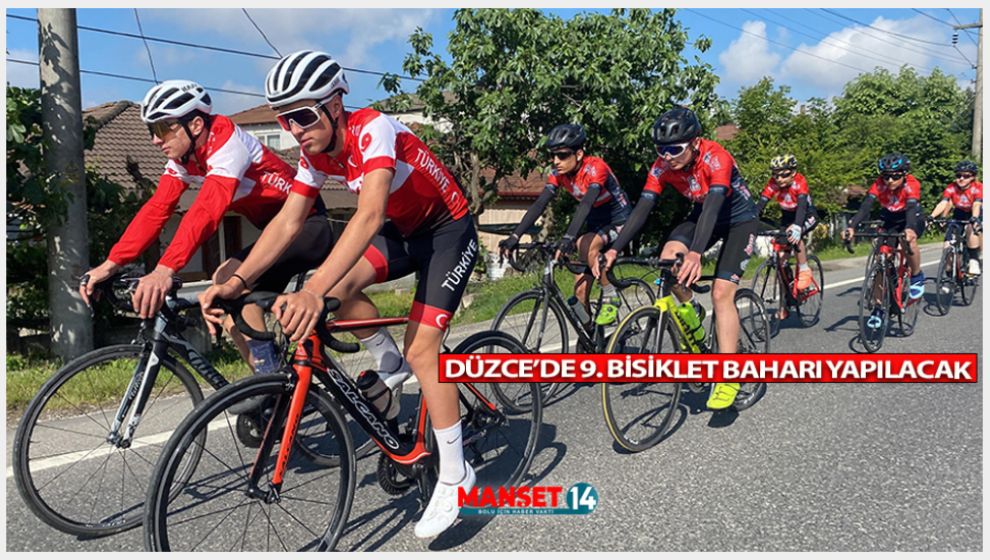 DÜZCE’DE 9. BİSİKLET BAHARI YAPILACAK