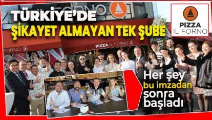 TÜRKİYE'DE ŞİKAYET ALMAYAN TEK ŞUBE "BOLU PİZZA İL FORNO"