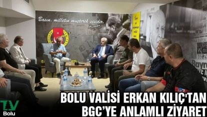 VALİ KILIÇ'TAN BGC'YE BASIN BAYRAMI ZİYARETİ