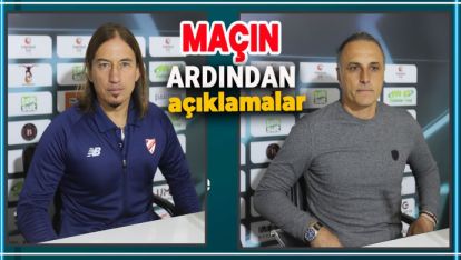 BANDIRMASPOR BOLUSPOR MAÇININ ARDINDAN TEKNİK AÇIKLAMALAR
