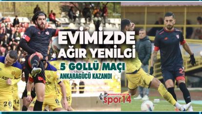 BOLUSPOR EVİNDE ANKARAGÜCÜ'NE 3-2 İLE BOYUN EĞDİ