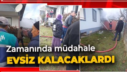 YATAK ODASINDA ÇIKAN YANGIN TÜM EVİ YAKIYORDU