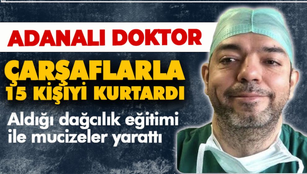 15 KİŞİYİ KURTARDIĞI, SOSYAL MEDYA PAYLAŞIMI İLE ÖĞRENİLDİ