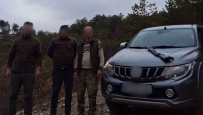 KAÇAK AVCILAR YAKALANDI. 22 KİŞİYE İDARİ PARA CEZASI