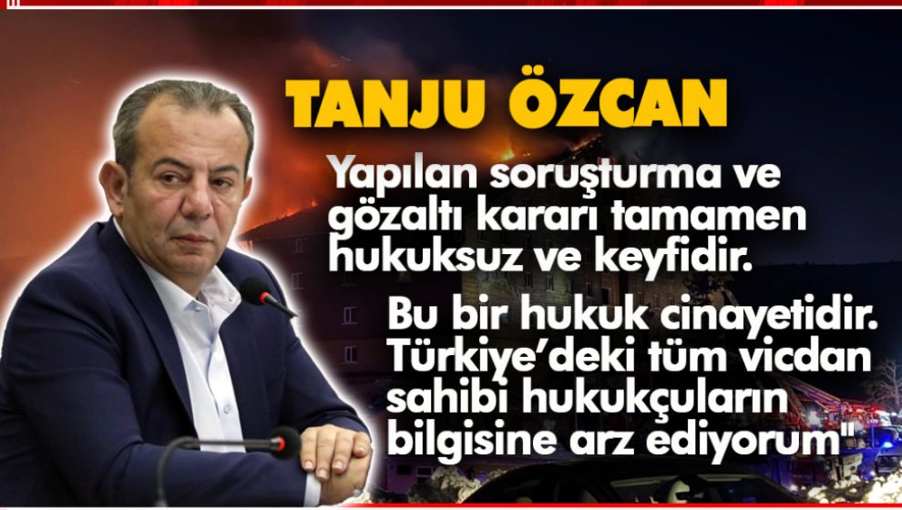 BOLU BELEDİYE BAŞKANI TANJU ÖZCAN'DAN FLAŞ KARTALKAYA AÇIKLAMASI