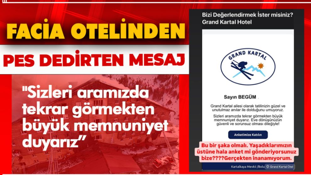 FACİA OTELİNDEN MÜŞTERİLERİNE 'PES' DEDİRTEN MESAJ