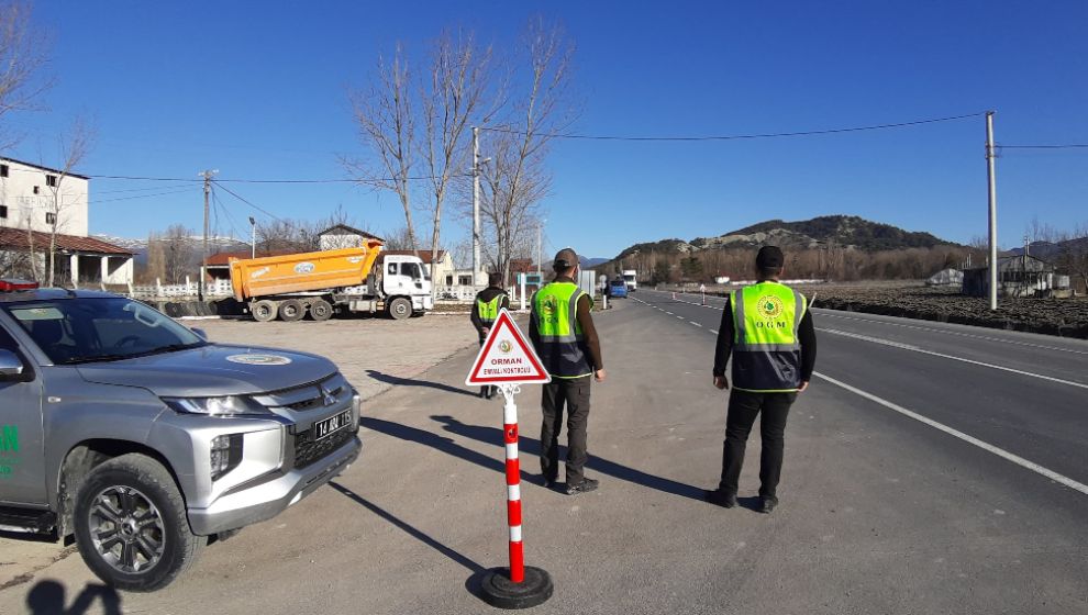 ORMAN KAÇAKÇILIĞI İLE İLGİLİ DENETİMLER SÜRÜYOR
