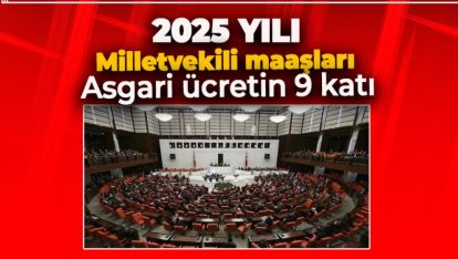 2025 YILI MİLLETVEKİLİ MAAŞLARI BELLİ OLDU