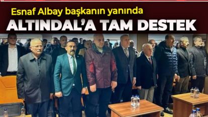 ESNAF İÇİN KAR KIŞ DEMEDİ, GENEL KURULA KATILDI