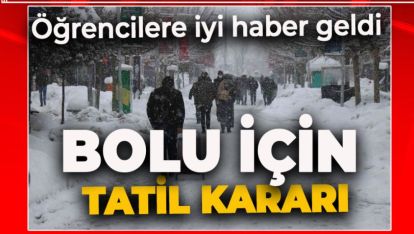 BEKLENEN AÇIKLAMA GELDİ.. OKULLAR TATİL..