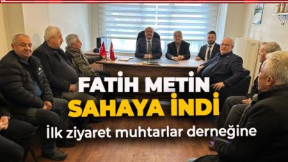 BOLU SİYASETİNİN ÖNEMLİ İSMİ SAHAYA İNDİ