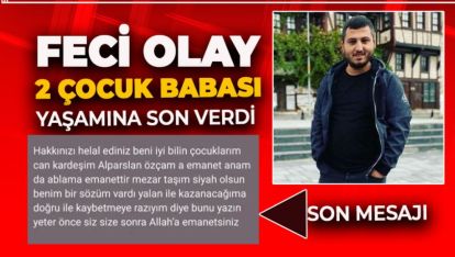 BOLU'DA ÇOK FECİ OLAY! WHATSAPP DURUMUNA BU MESAJI BIRAKTI VE...