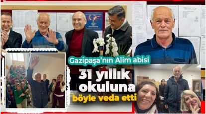 HERKESE NASİP OLMAZ BÖYLE VEDA… GAZİPAŞA'DA DUYGU DOLU ANLAR