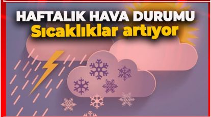 KAR BİTTİ. SICAKLIKLAR ARTIYOR