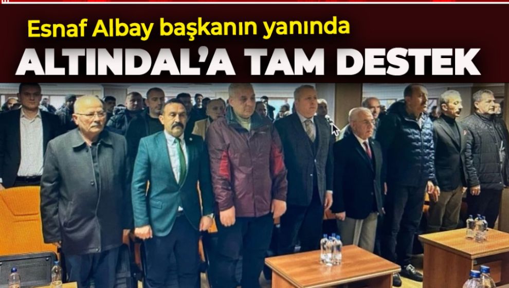 ESNAF İÇİN KAR KIŞ DEMEDİ, GENEL KURULA KATILDI