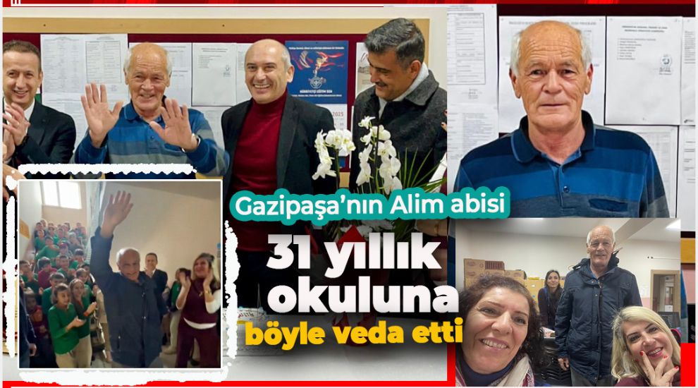 HERKESE NASİP OLMAZ BÖYLE VEDA… GAZİPAŞA'DA DUYGU DOLU ANLAR