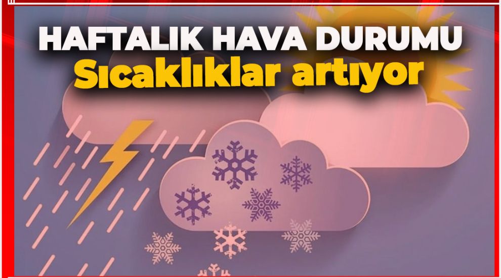 KAR BİTTİ. SICAKLIKLAR ARTIYOR