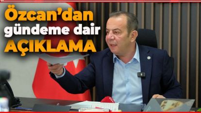 BOLU BELEDİYE BAŞKANI TANJU ÖZCAN'DAN GÜNDEME DAİR AÇIKLAMALAR