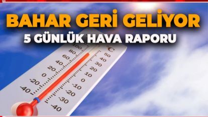 BUGÜNDEN SONRA ISINIYORUZ. SICAK HAVA KAPIDA