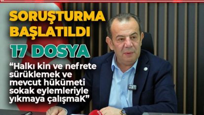 SON DAKİKA.. BAŞKAN TANJU ÖZCAN'A SORUŞTURMA