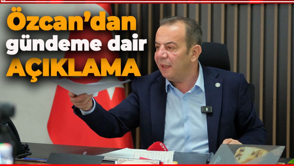 BOLU BELEDİYE BAŞKANI TANJU ÖZCAN'DAN GÜNDEME DAİR AÇIKLAMALAR