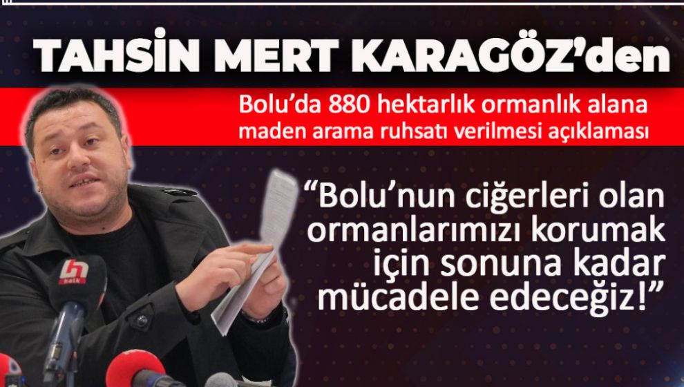 CHP BOLU İL BAŞKANI KARAGÖZ 