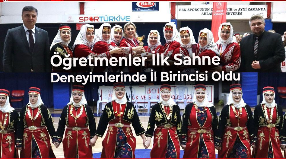 ÖĞRETMENLER HALK OYUNLARI YARIŞMALARINDA SAHNE ALDILAR