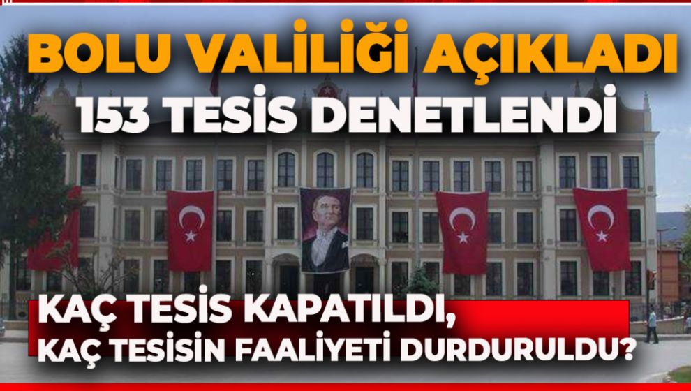 VALİLİKTEN ÇOK ÖNEMLİ KONAKLAMA TESİSLERİ DENETİMİ AÇIKLAMASI