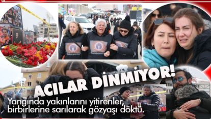 ACILI AİLELER FACİA OTELİ ÖNÜNDE BULUŞTU.GÖZYAŞLARI YİNE SEL OLDU