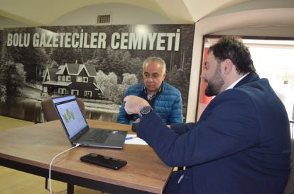 BOLU'DA GÖREV YAPAN BASIN MENSUPLARI YAPAY ZEKAYLA KALP TARAMASINDAN GEÇTİ
