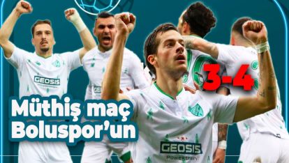 KÖRFEZ'DE NEFESLER KESİLDİ. 7 GOLLÜ MAÇI BOLUSPOR KAZANDI