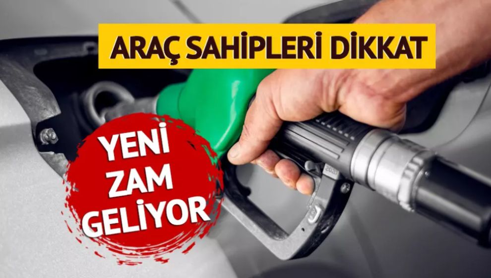 AKARYAKITA ZAM GELİYOR. DEPOLARI DOLDURUN