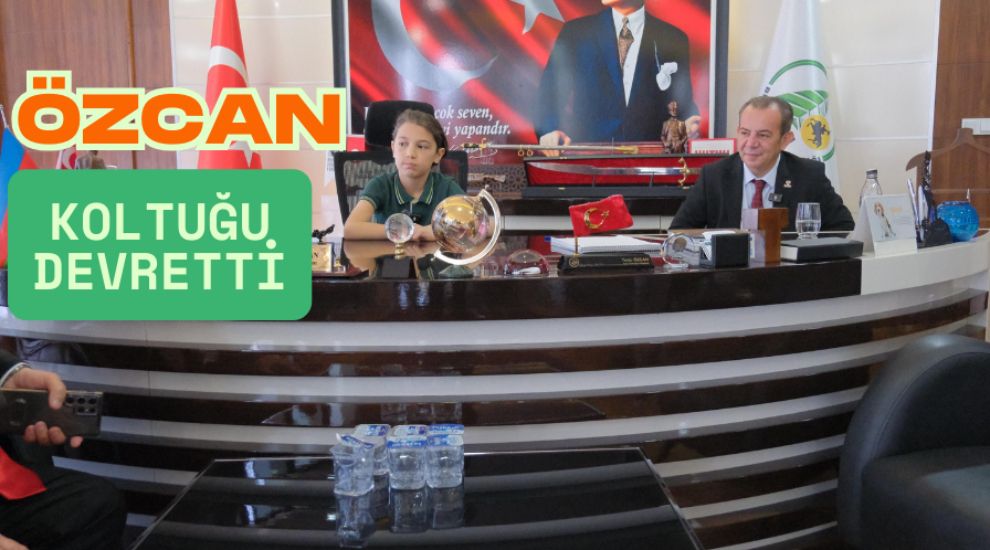 BAŞKAN TANJU ÖZCAN KOLTUĞU BIRAKTI