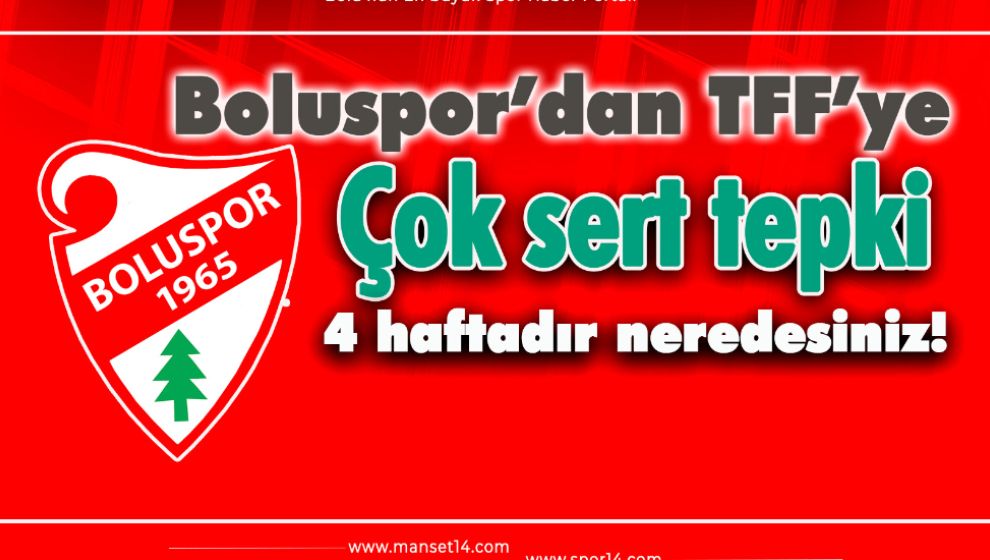 SON DAKİKA.. KARAGÜMRÜK MAÇINI BOLUSPOR'A SORMADAN STADYUMU AÇIKLAYAN TFF'YE SERT TEPKİ