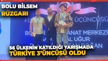 BOLU BİLSEM 56 ÜLKENİN KATILDIĞI ARAŞTIRMA PROJESİNDE 3'ÜNCÜ OLDU